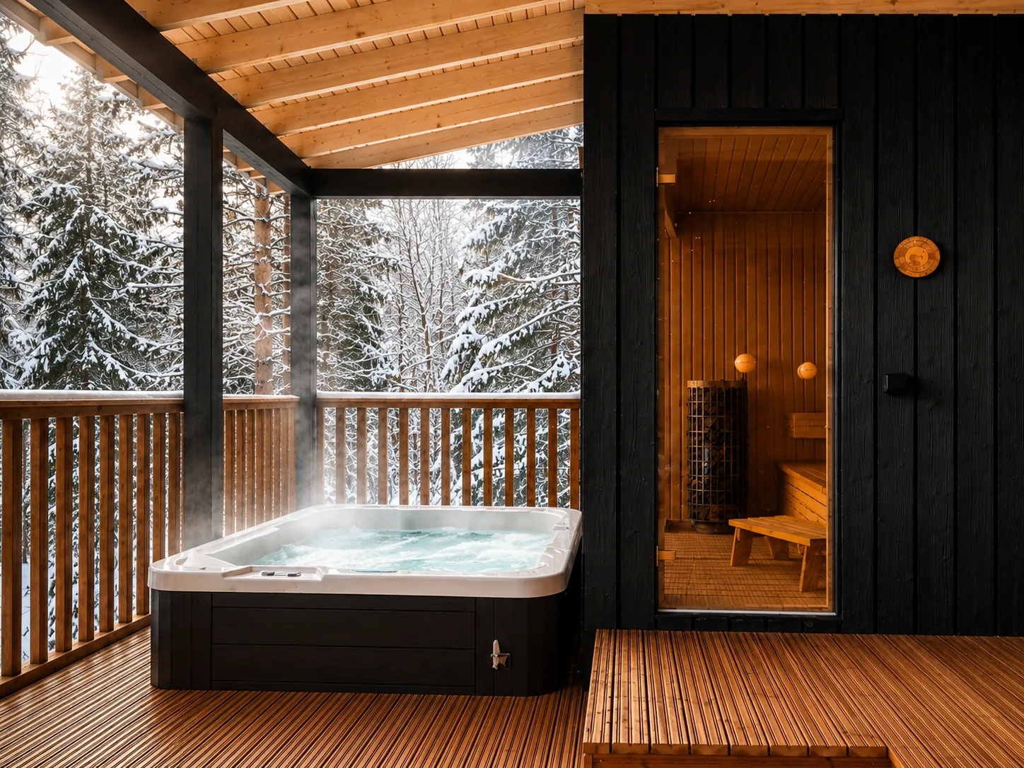 NOA Villas: deluxe villa private sauna hot tub